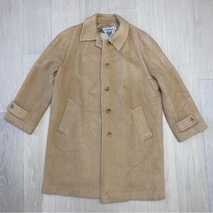 Vintage 100% Camel Hair Coat by Marvin Richards Made in USA women’s size 8P